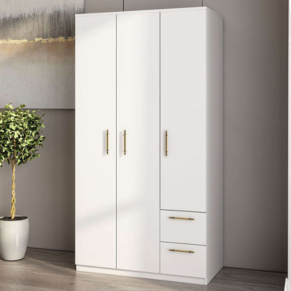 Ντουλάπα 90x171.8x45 εκ Λευκό 382NRC2203