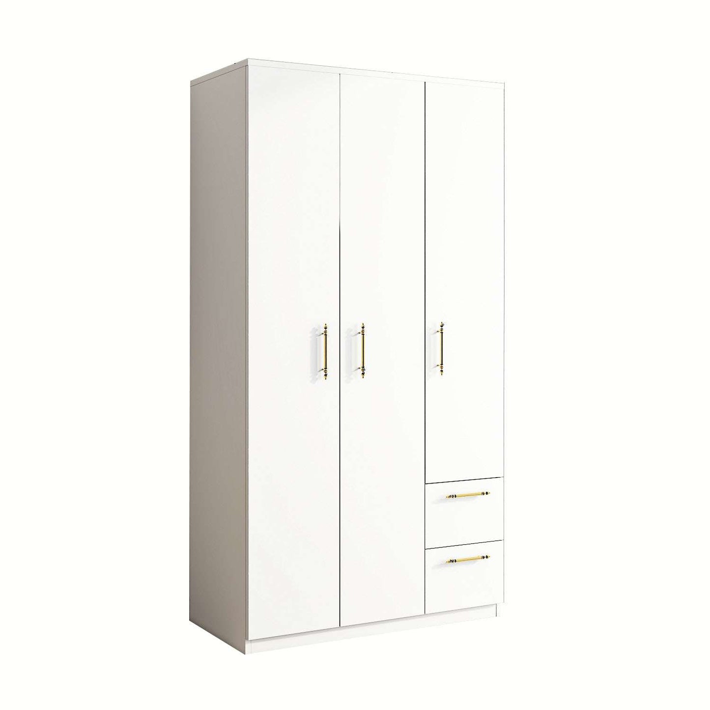 Ντουλάπα 90x171.8x45 εκ Λευκό 382NRC2203