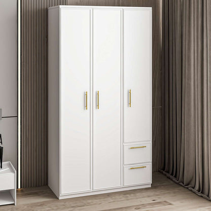 Ντουλάπα 90x171.8x45 εκ Λευκό 382NRC2205