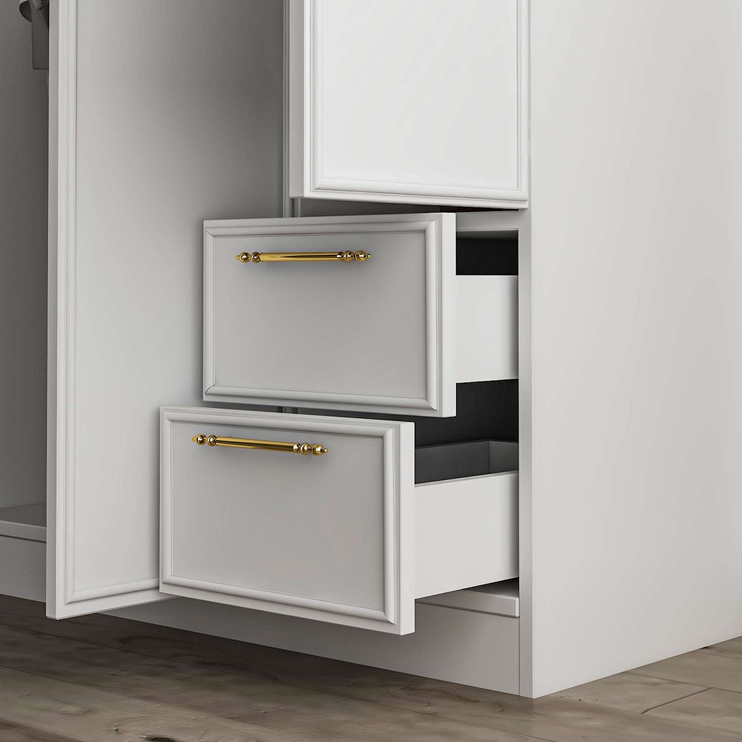 Ντουλάπα 90x171.8x45 εκ Λευκό 382NRC2205