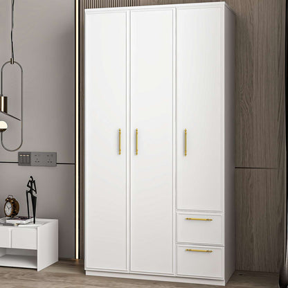 Ντουλάπα 90x171.8x45 εκ Λευκό 382NRC2205