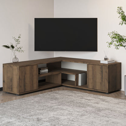 Έπιπλο Τηλεόρασης TV Βάση Σύνθεση Antique Καρυδί | 382NRC2522