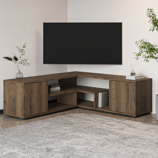 Έπιπλο Τηλεόρασης TV Βάση Σύνθεση Antique Καρυδί | 382NRC2522