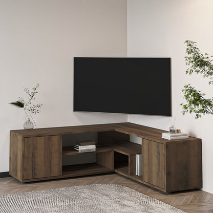 Έπιπλο Τηλεόρασης TV Βάση Σύνθεση Antique Καρυδί | 382NRC2522