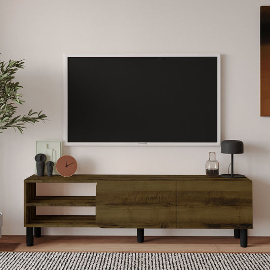 Έπιπλο Τηλεόρασης TV Βάση Σύνθεση Antique Καρυδί | 382NRC2536