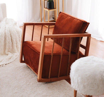 Κουνιστή Πολυθρόνα Βελούδινη