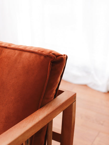 Κουνιστή Πολυθρόνα Βελούδινη Μασίφ Ξύλο Σκελετό σε 3 Χρώματα 383EVN1125