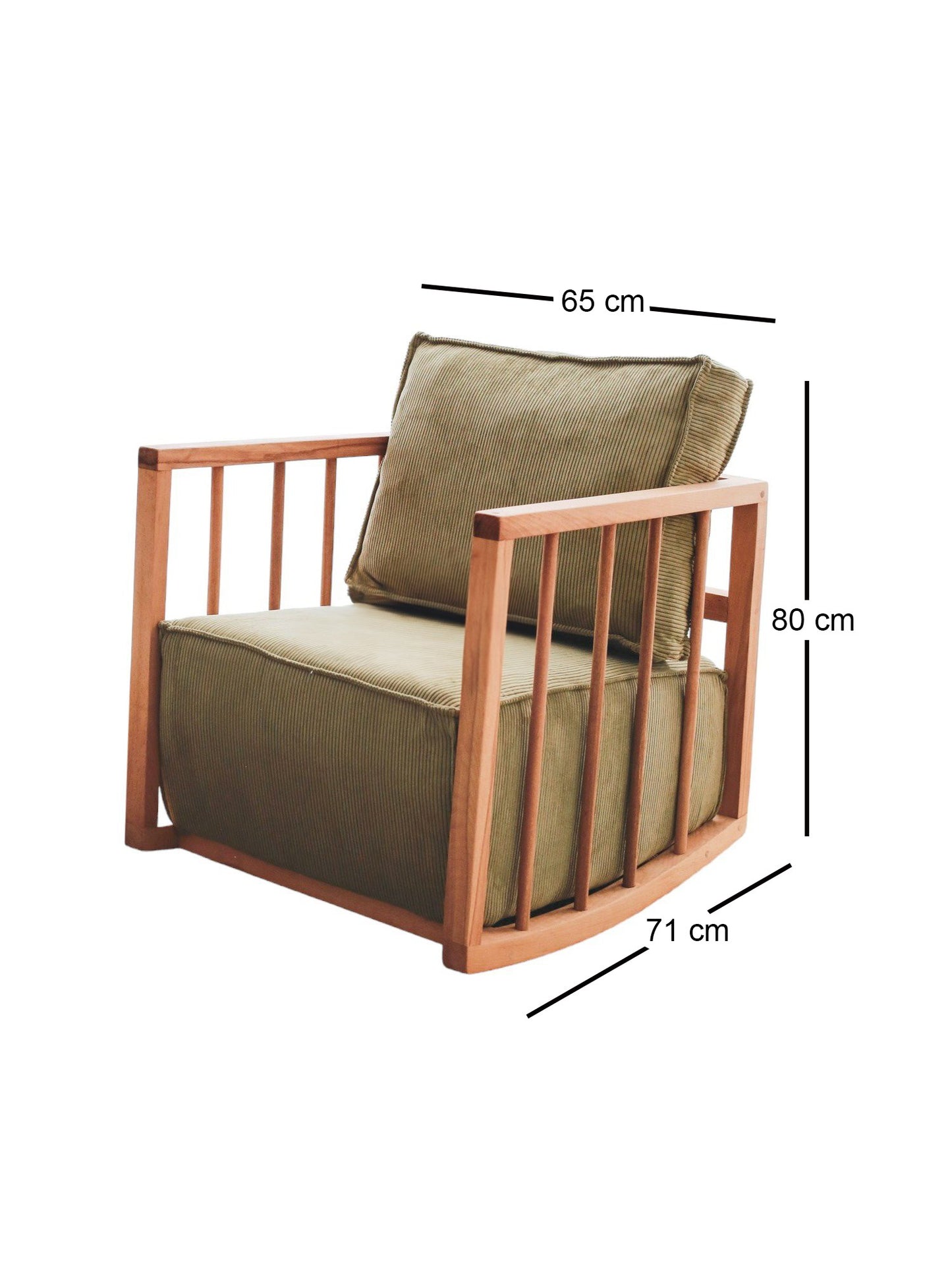 Πολυθρόνα Khaki 383EVN1151