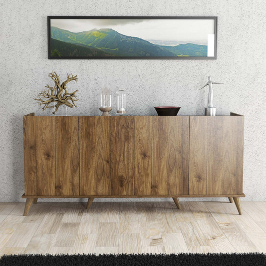 Μπουφές Καρυδί 180x45x80,8cm | 389MZA1126
