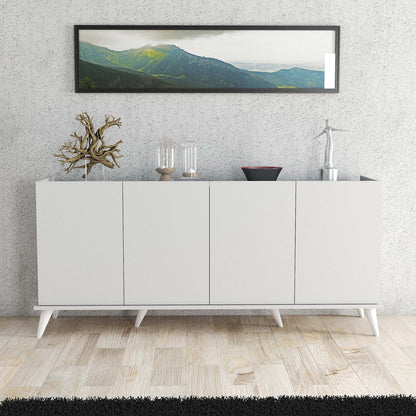 Μπουφές Λευκό 180x45x80,8cm | 389MZA1127