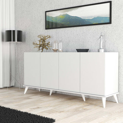 Μπουφές Λευκό 180x45x80,8cm | 389MZA1127