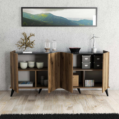 Μπουφές Καρυδί
Μαύρο Μάρμαρο 180x45x80,8cm | 389MZA1128