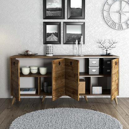 Μπουφές Καρυδί 180x45x80cm | 389MZA1129