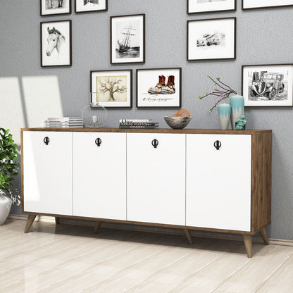Μπουφές Καρυδί
Λευκό 180x45x80cm | 389MZA1130