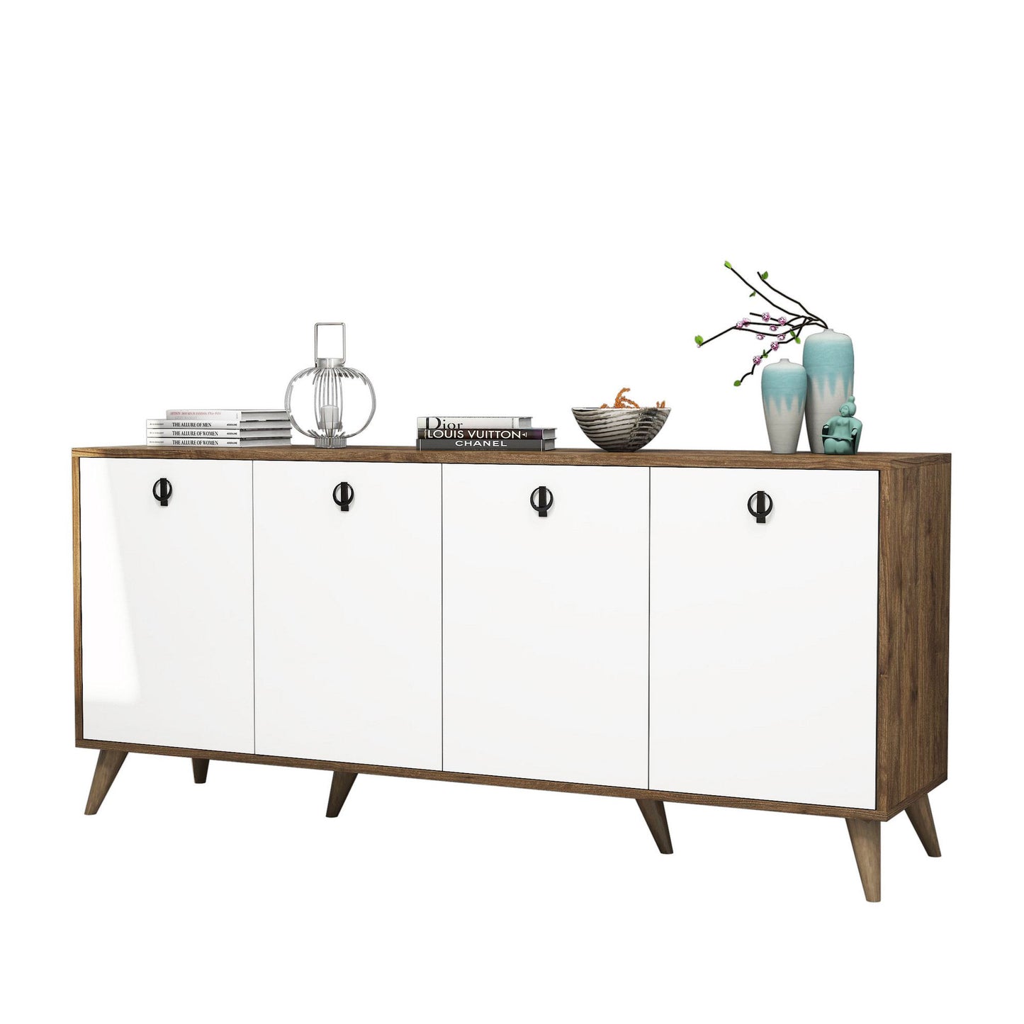 Μπουφές Καρυδί
Λευκό 180x45x80cm | 389MZA1130