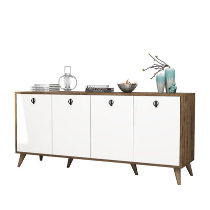 Μπουφές Καρυδί
Λευκό 180x45x80cm | 389MZA1130