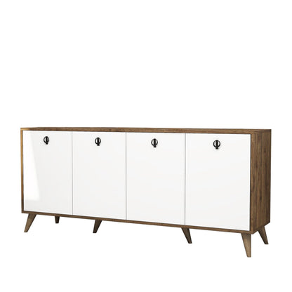 Μπουφές Καρυδί
Λευκό 180x45x80cm | 389MZA1130