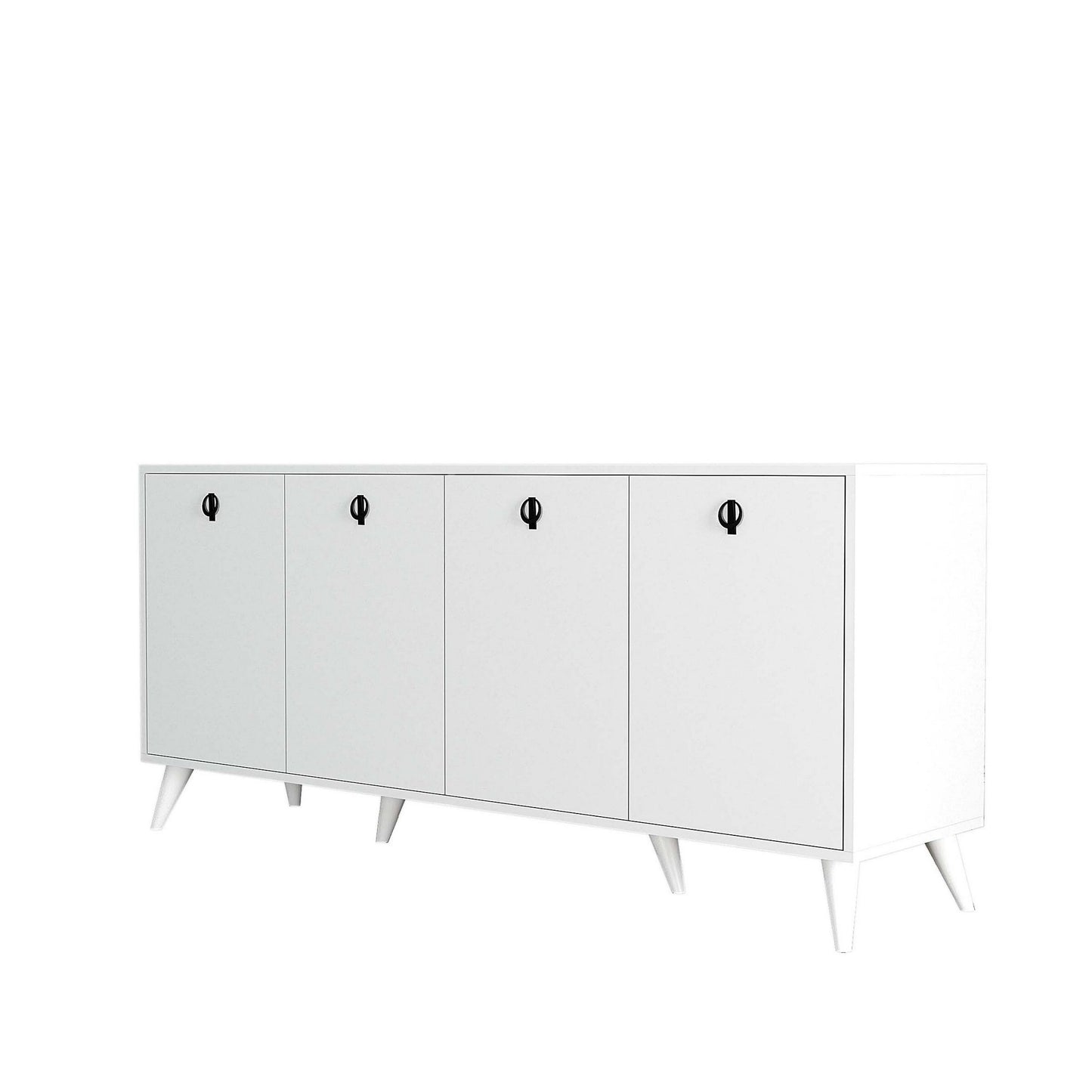 Μπουφές Λευκό 180x45x80cm | 389MZA1131