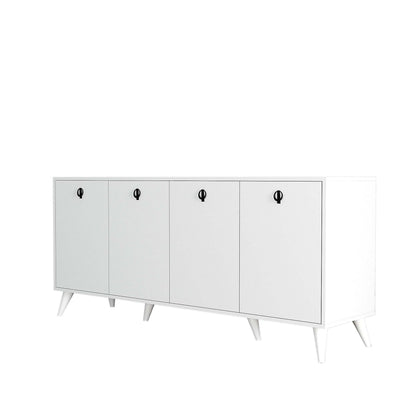 Μπουφές Λευκό 180x45x80cm | 389MZA1131