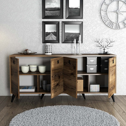 Μπουφές Καρυδί 180x45x80cm | 389MZA1132
