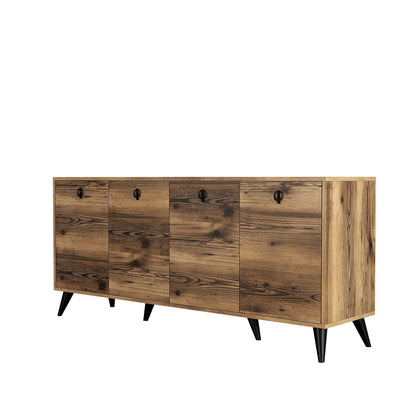 Μπουφές Καρυδί 180x45x80cm | 389MZA1132