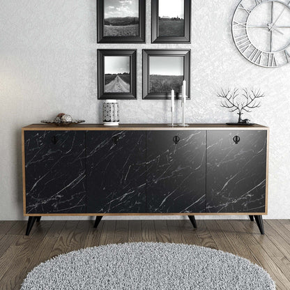 Μπουφές Καρυδί
Μαύρο Μάρμαρο 180x45x80cm | 389MZA1133