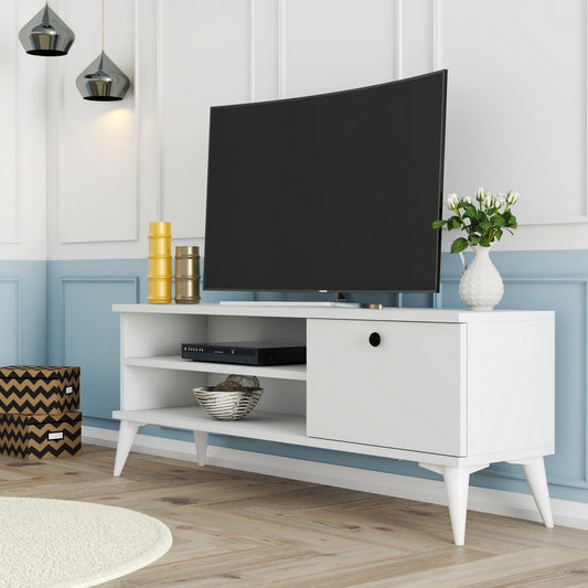 Έπιπλο Τηλεόρασης TV Βάση Σύνθεση Λευκό | 389MZA1155