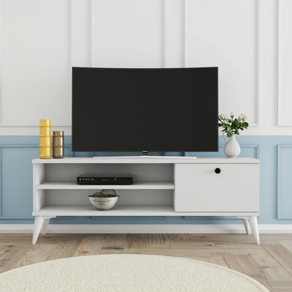 Έπιπλο Τηλεόρασης TV Βάση Σύνθεση Λευκό | 389MZA1155