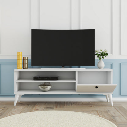 Έπιπλο Τηλεόρασης TV Βάση Σύνθεση Λευκό | 389MZA1155
