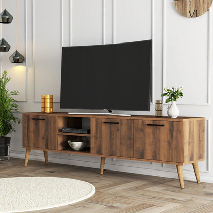 Έπιπλο Τηλεόρασης TV Βάση Σύνθεση Καρυδί | 389MZA1176