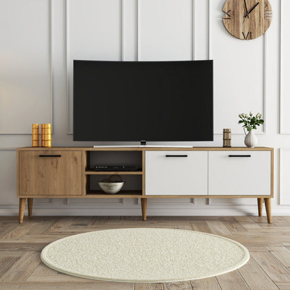 Έπιπλο Τηλεόρασης TV Βάση Σύνθεση Δρυς Λευκό | 389MZA1177