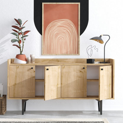 Μπουφές Sapphire Δρυς 150x40x80cm | 393MRD1235