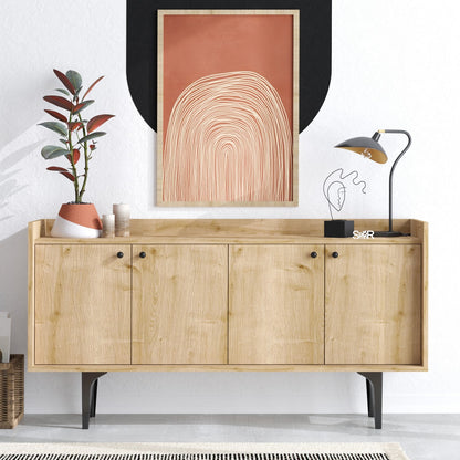Μπουφές Sapphire Δρυς 150x40x80cm | 393MRD1235