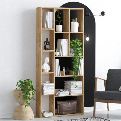 Βιβλιοθήκη 75 × 18 × 170 εκ. Sapphire Δρυς GR393MRD1263