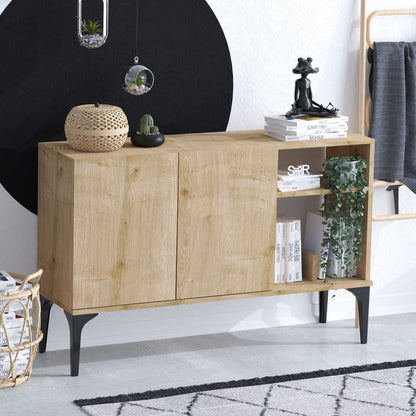 Μπουφές Sapphire Δρυς
Μαύρο 120x40x80cm | 393MRD1268