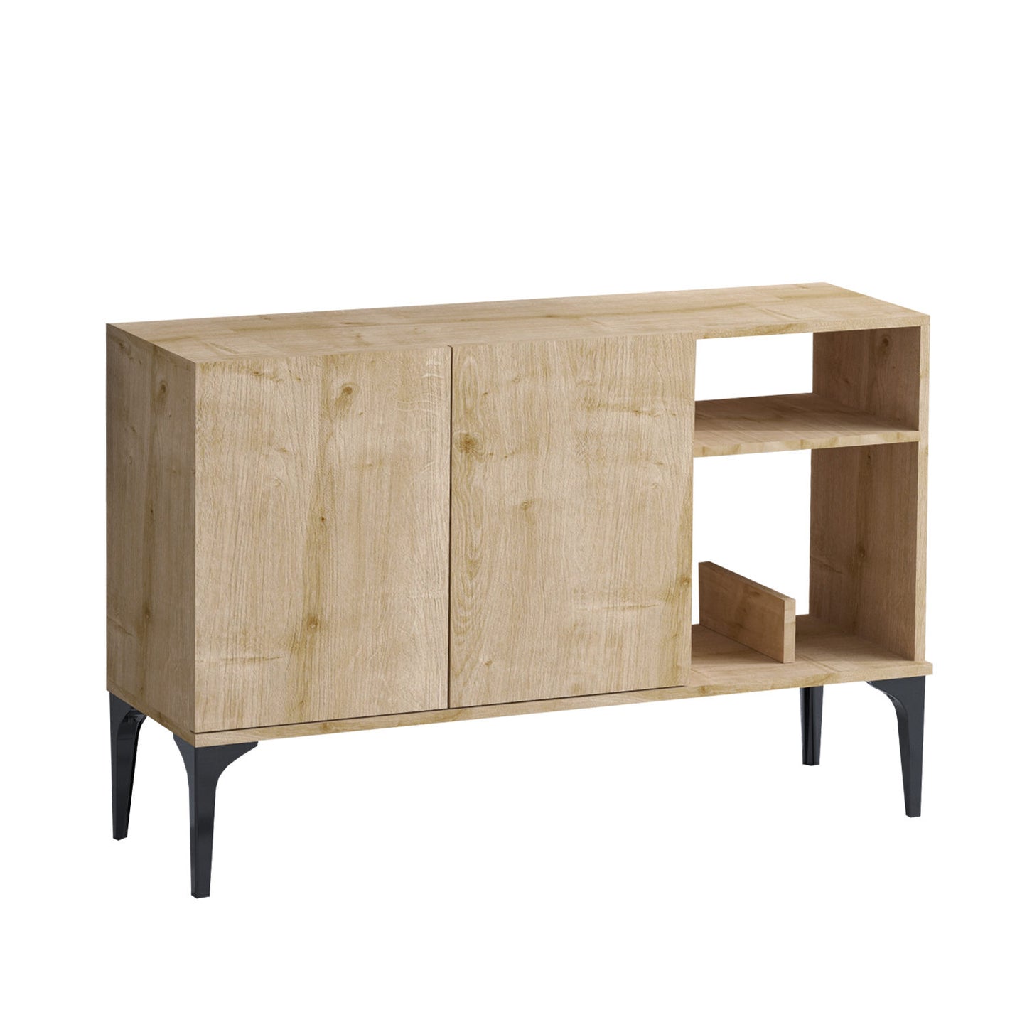 Μπουφές Sapphire Δρυς
Μαύρο 120x40x80cm | 393MRD1268