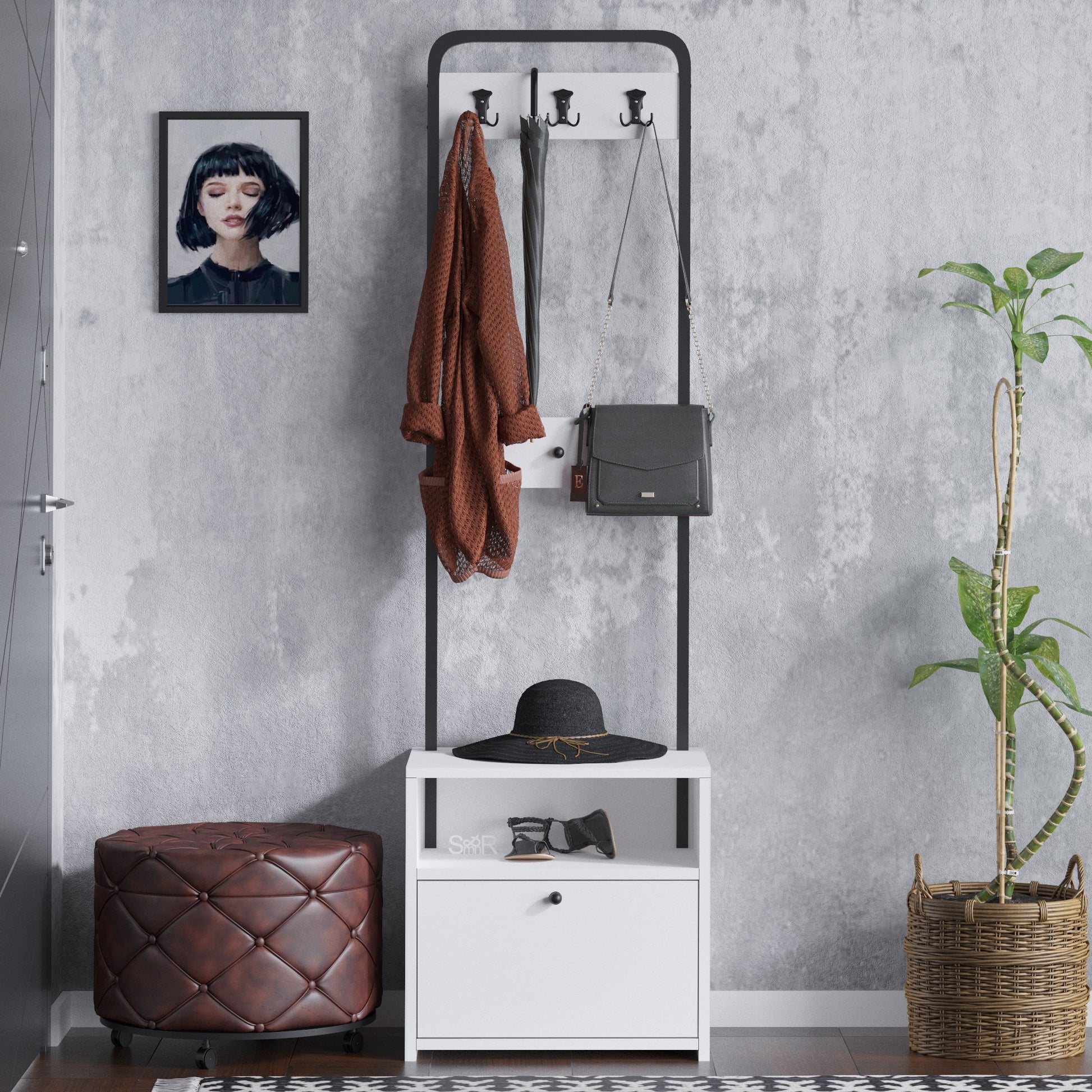 Έπιπλο Εισόδου Βάση για Παλτό