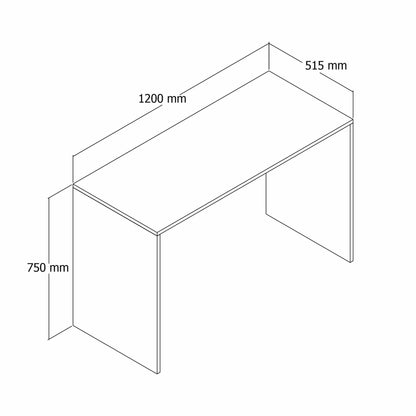 Γραφείο 120x51,5x75 εκ. Λευκό 411ACV1170
