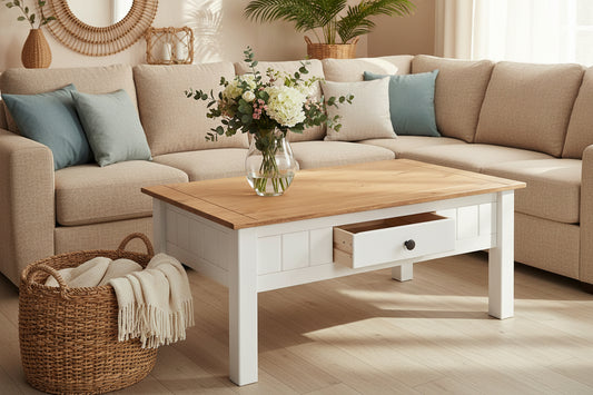 Τραπεζάκι Σαλονιού Μασίφ Ξύλο