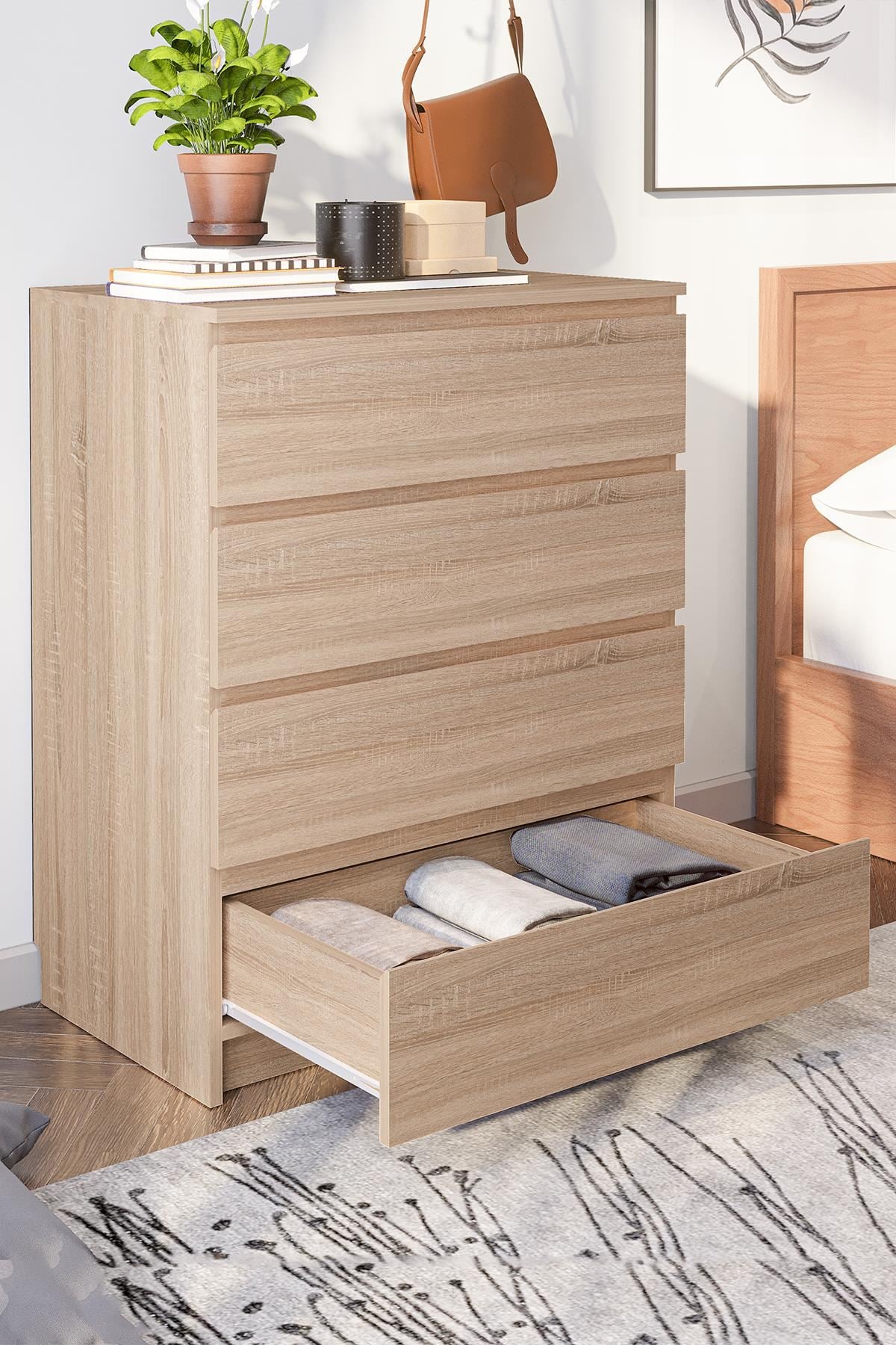 Συρταριέρα 80x100x48 εκ Sonomo Oak 462MSR1203