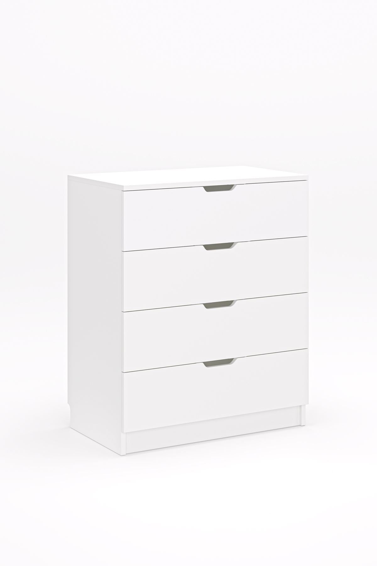 Συρταριέρα 75x90.5x44.5 εκ Λευκό 462MSR1205