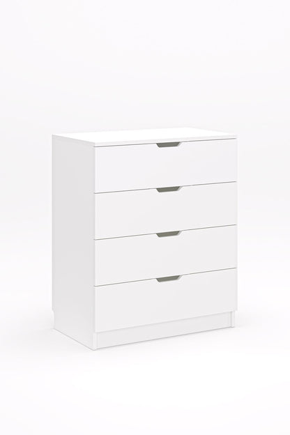 Συρταριέρα 75x90.5x44.5 εκ Λευκό 462MSR1205
