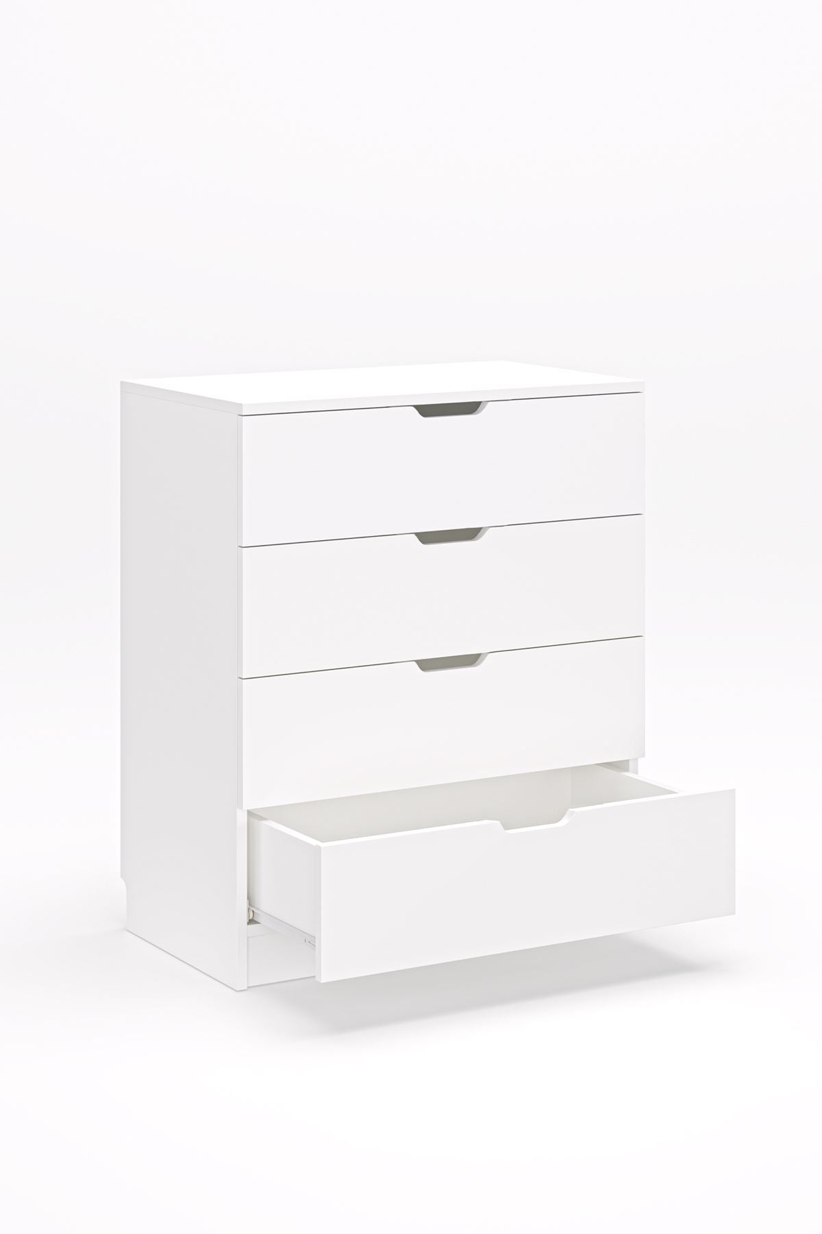 Συρταριέρα 75x90.5x44.5 εκ Λευκό 462MSR1205