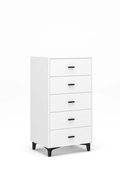 Συρταριέρα 60x112x45 εκ Λευκό 462MSR1207
