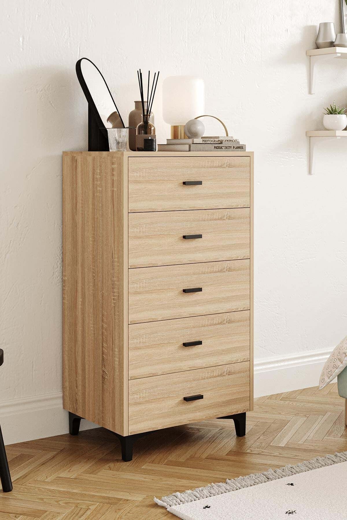 Συρταριέρα 60x112x45 εκ Sonomo Oak 462MSR1209