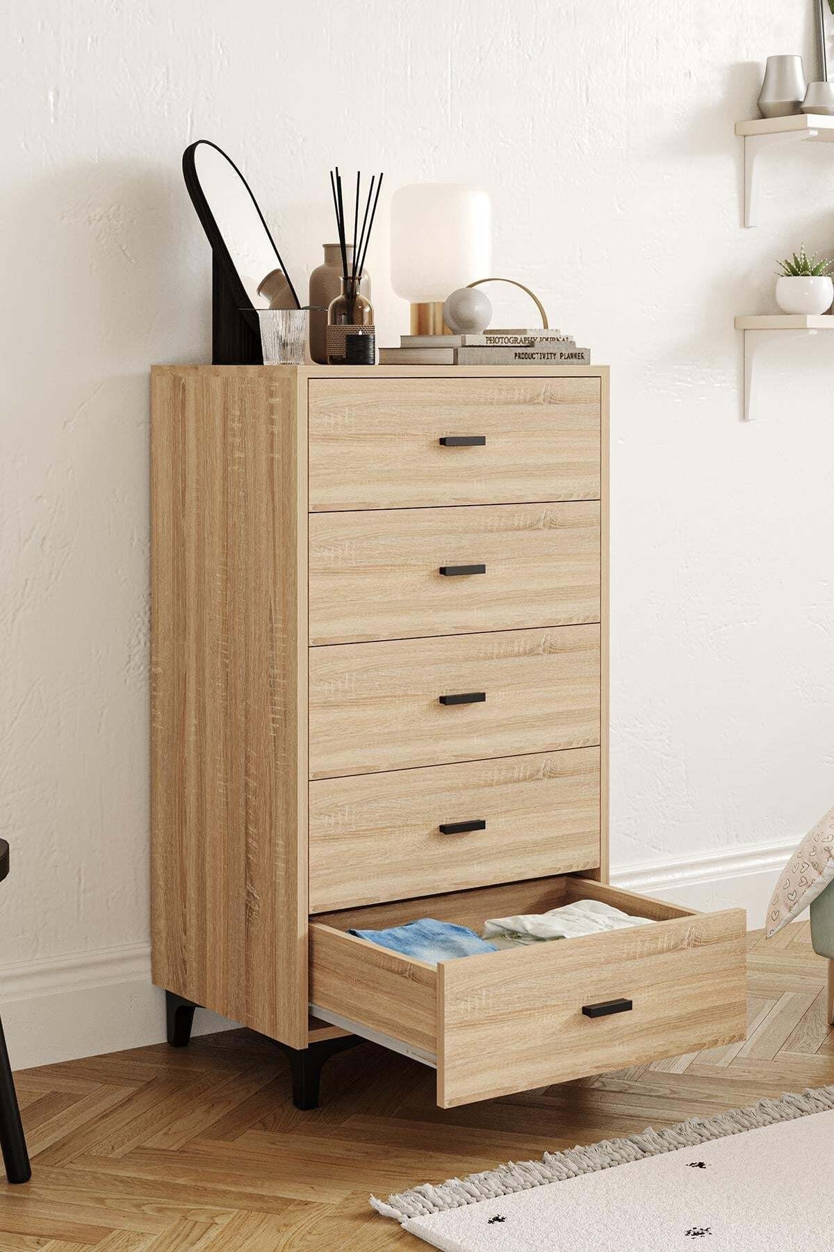 Συρταριέρα 60x112x45 εκ Sonomo Oak 462MSR1209