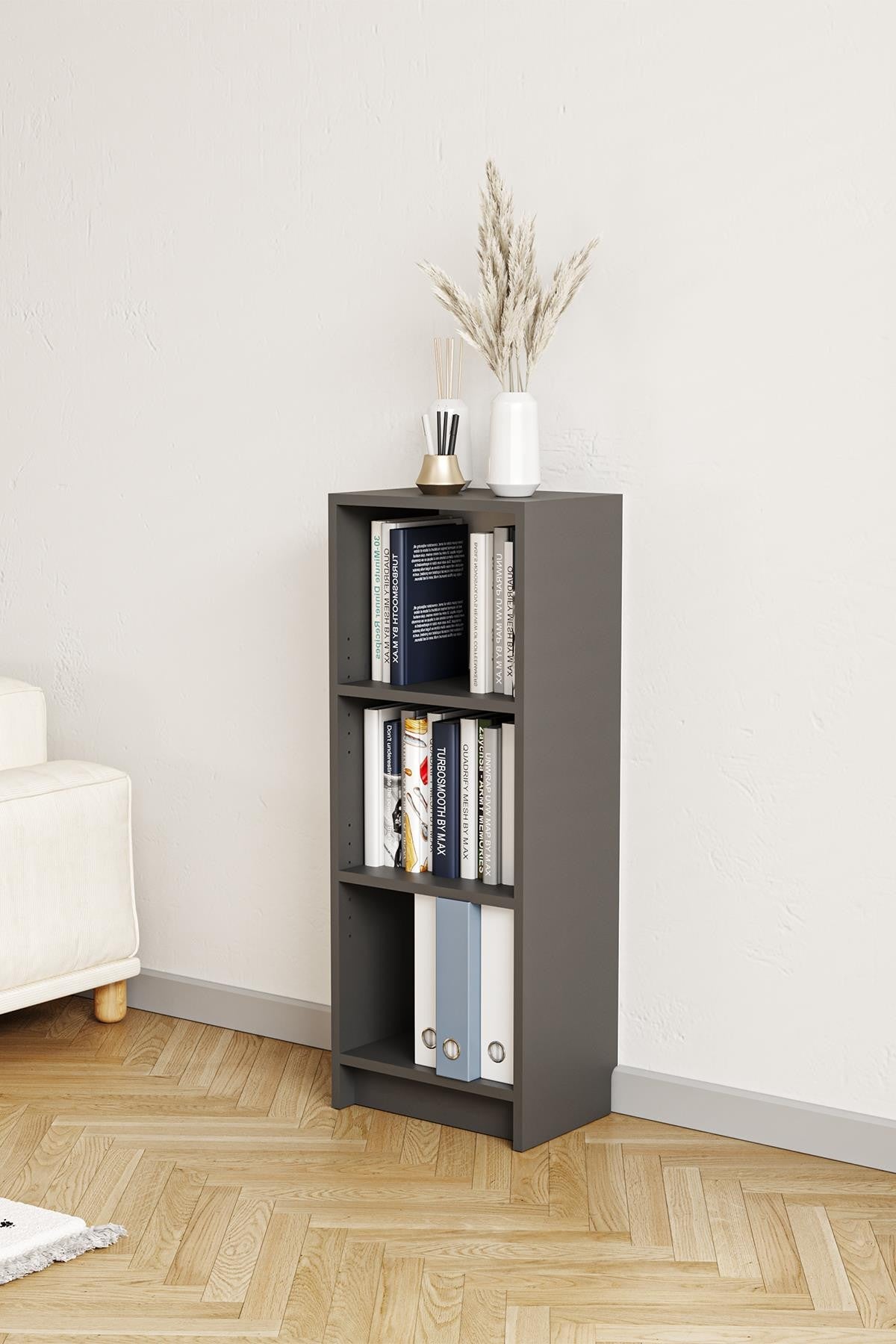 Βιβλιοθήκη Ανθρακί 40x105x28 εκ 462MSR1407