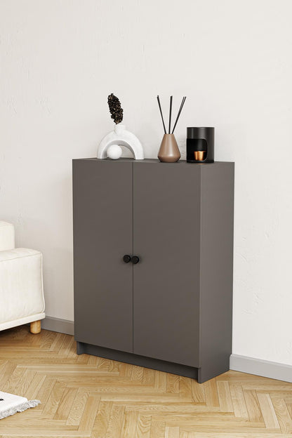 Βιβλιοθήκη Ανθρακί 80x105x28 εκ 462MSR1412