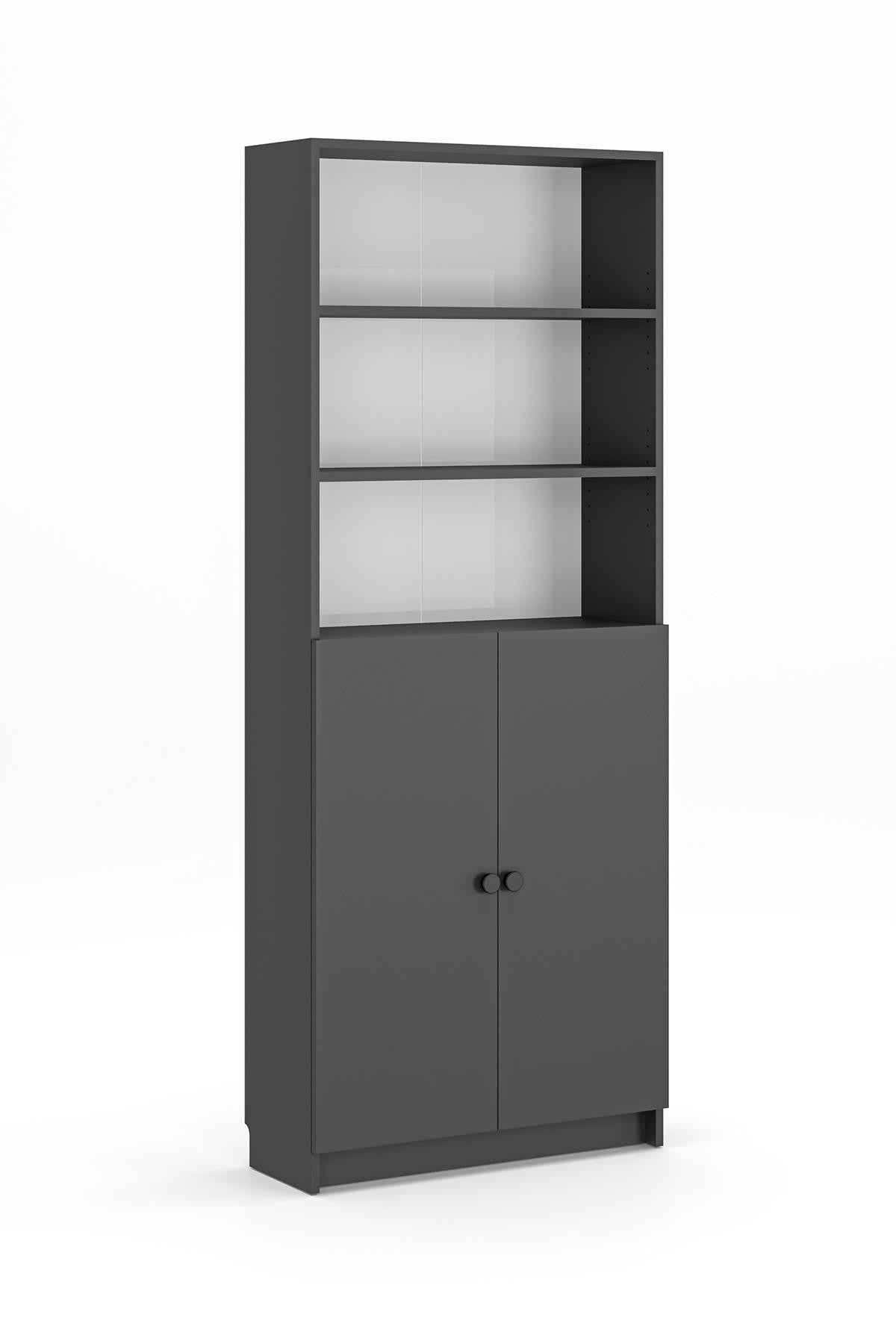 Βιβλιοθήκη Ανθρακί 80x200x28 εκ 462MSR1414