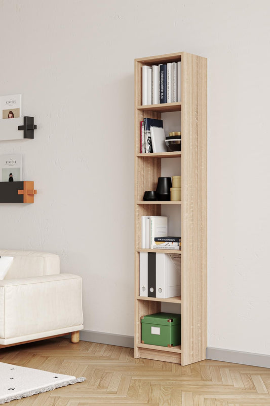 Βιβλιοθήκη Δρυς Sonomo 40x200x28 εκ 462MSR1417